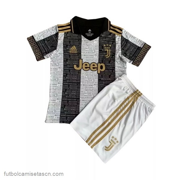 Camiseta Juventus Especial Niño 2021/22 Gris Blanco